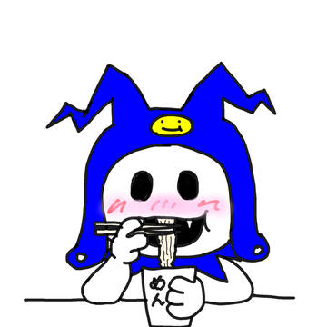 カップラーメンを食べるホー！