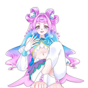 だいぶ前に描いたローラ ラメール🧜‍♀️