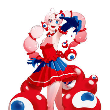 ミャクミャク様 擬人化