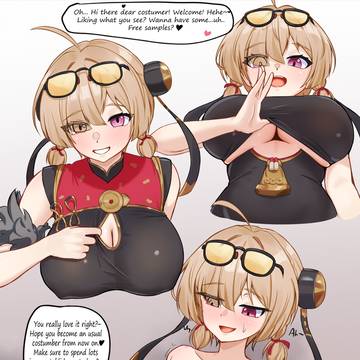 Sweety getting new costumers~