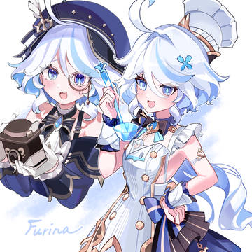 フリーナ衣装入れ替え