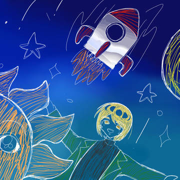 宇宙へ