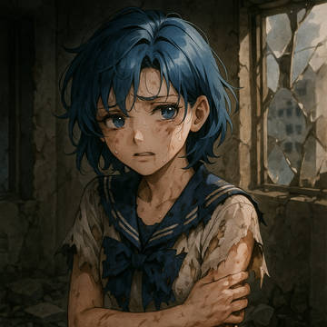 敗北したセーラー戦士