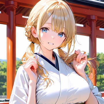 「いつもと違う編み込みにしてみたの。 似合ってるかな?✨」