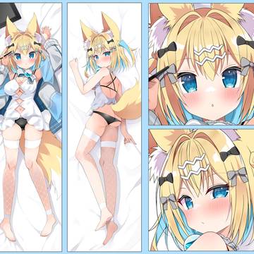 狐娘Ｖ抱き枕カバー