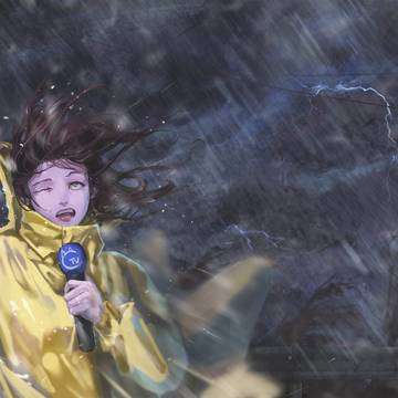 颱風來襲 !