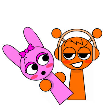 Sprunki オレンジ×ピンク nsfw