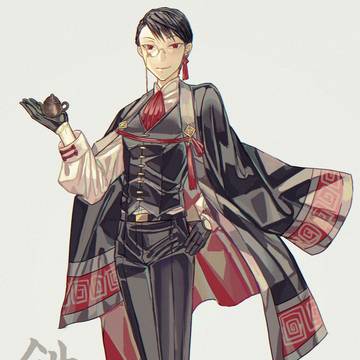 お茶擬人化　鉄羅漢
