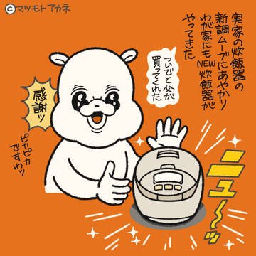 NEW炊飯器の絵日記