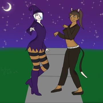 Robin and Paloma Halloween!!!