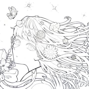 オリジナル　塗り絵