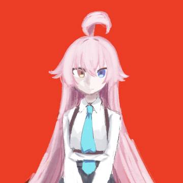 こちらを見つめる