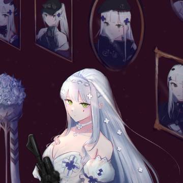 hk416🩸transparent blue