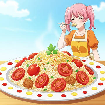Tomato pilaf