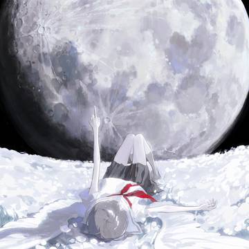 月が輝くのは、太陽の光を映しているから