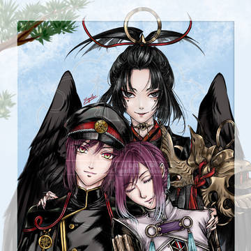 【刀剣乱舞】6周年就任記念日!【家族写真風】