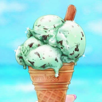 chocolate mint ice cream