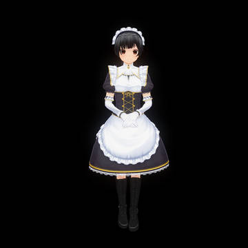 メイドちゃんが小悪魔に変身