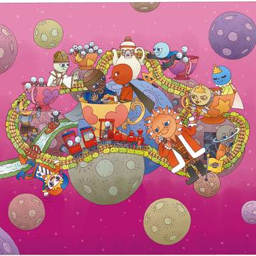 遊園地星団のティーカップ小惑星