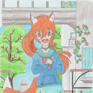 Happy Foxgirl