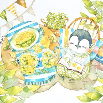 レモンとミントの香る午後🍋🌱