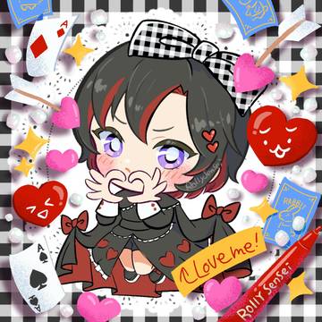 ハートの女王モチーフSDキャラクター
