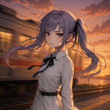 電車とツンツン