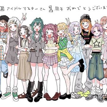 学マス一周年イラスト