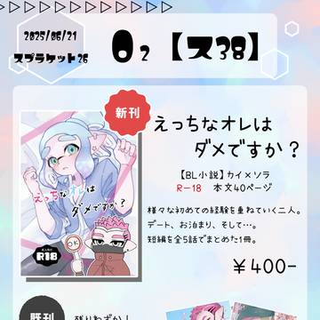〈スプラケット26〉お品書き