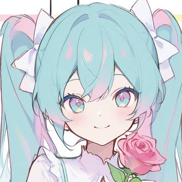 Miku送你一枝花❤