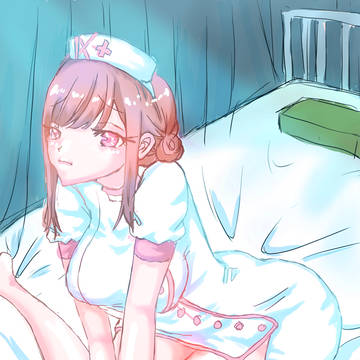 セクシーナースお姉さん（色塗り練習日誌）