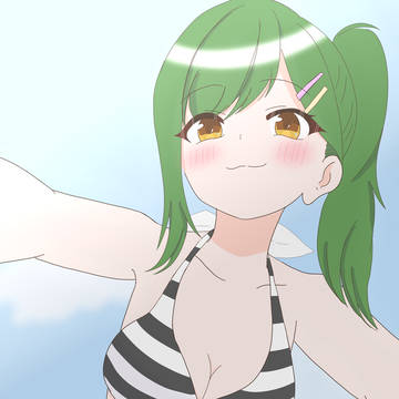 水着沙知先輩…