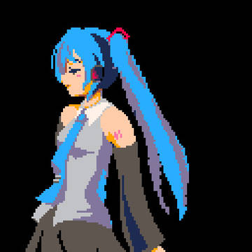 Miku in wind