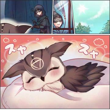 にこにこ寝顔