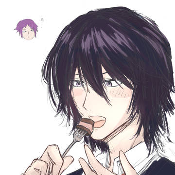 The chocolate cake