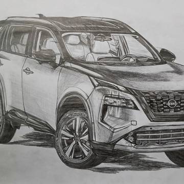 2021 Nissan Rogue シャーペン画