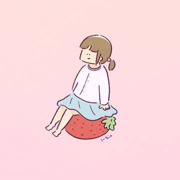 スタートをはいた女の子