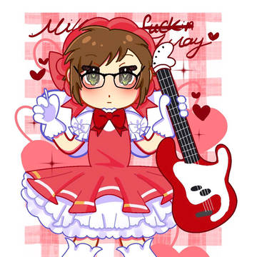 Mikey Way as Sakura Kinomoto ><