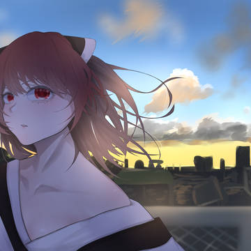 夕暮れ
