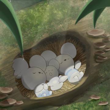 お昼寝イッカネズミ
