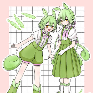 ずんだもんとお嬢様ずんだもん