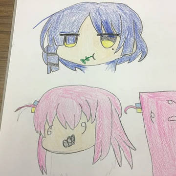 再渇　初めてイラスト描いたやつ。