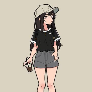 夏のスポーティーガール