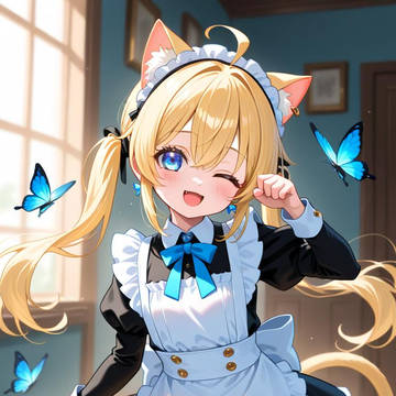 猫の獣人 メイドさん