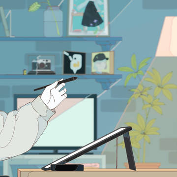 とある絵描きの作業部屋