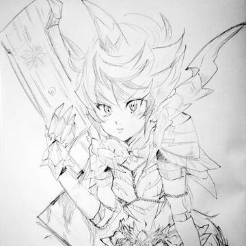ジンオウガ装備落書き