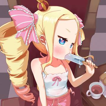 氷を食べる