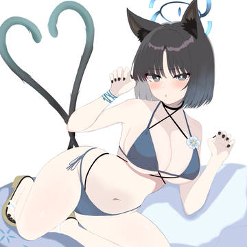 水着キキョウ描かせて頂きました