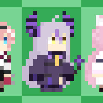 ドット絵holoX