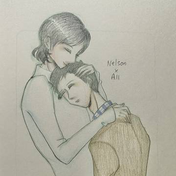 夢絵・ネルソンと夢主。